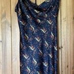 Victoria's Secret Victoria’s Secret Forest Fairy Printed Satin Mini Slip Dress Size Small Photo 11