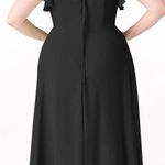 Azazie Black Bridesmaids Dress Photo 1
