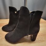 Charter Club Matildaa Dress Bootie Women's 8M Black Suede Side Zip Round Toe Photo 0