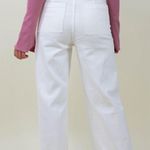 Grey Bandit MIOU MUSE White Wide Leg Denim Pants Photo 1