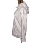 Under Armour loose fit fleece lined hoodie with plush logo pale pink and white L Photo 4