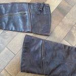 Luxury Rebel Brown Distressed Leather Over Knee Harness Zip Boots size 7.5 Photo 9