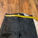 Rag and Bone  Legging‎ Zipper Size 26 Navy Seal Pants Stretch Coated Skinny Photo 5