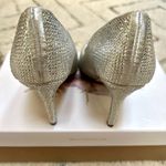 Jessica Simpson Silver Sparkle Pointed Toe High Heels Photo 5