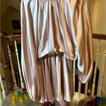 NWT Marble Elegant Satin Dress Pink Size L Photo 11