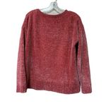 Gap Soft Chenille Sweater Red Cozy Winter V Neck Small Photo 1