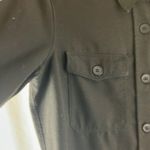 ZARA Women black button up shirt size small Photo 4