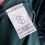 Baltic Born Marseille Green Leaf Embossed Tulle Maxi Dress Photo 4