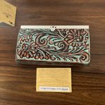 Patricia Nash  Cauchy Turquoise Tooled Leather Wallet Photo 12