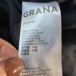 GRANA Black 100% Silk Ankle Cropped Trousers Size Medium Photo 5