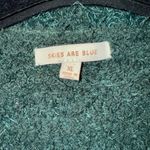 Skies Are Blue  Cozy Dark Green Button-Up 3/4 Length Long Cardigan Photo 9