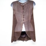 Buckle 2/$30  Gimmicks BKE Beaded Lace Sheer Embellished Button Tank Top Blouse Photo 4