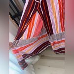 Loft  Beach Striped Crisscross Maxi Dress swimsuit coverup adjustable colorful Photo 5