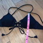 Victoria's Secret VS lace up Black Bikini Top tie back s Photo 3