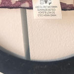 Kirious  Burgundy And White Mesh Long Sleeve Crop‎ Top Size Large Photo 5