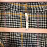 Free People  plaid button down shirt size small Photo 2