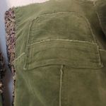 Anthropologie One Girl Who Olive Green Corduroy Career Blazer M Sweater Photo 4