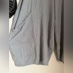 Oh my gauze! Grey Slouchy Cargo Capri Pants Gray Size L Photo 2