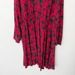 Torrid [] Disney Red Black Mickey Mouse Tartan Plaid Button Front Shirt Dress 5X Photo 5
