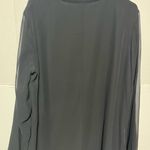 Sami & Jo SAMI‎ & JO BLACK XL TOP WITH SHEER SLEEVES NWT Photo 1