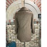 coat double breasted wool brown oversized collar union made Size L Photo 3