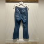 Altar'd State pin tuck waist button fly Classic Blue Flared Women's Jeans Sz 26 Photo 1