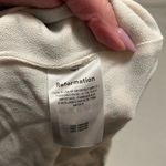 Reformation Vida Top in Wild Brown/White size XL Photo 6