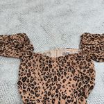 Reformation  Hannah Leopard/Cheetah Print Midi Dress Photo 3