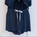 Amazon Black and White Short Sleeve Pajama Set Photo 2