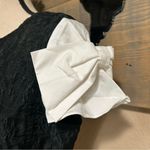 NWOT Sister Jane Paddock Black and White Bow Sleeve Mini Dress Size L Photo 3