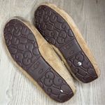 UGG  Dakota Light Brown Sheepskin Lined Tan Moccasin Slippers Women’s Size 8 Photo 6