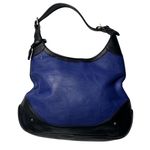 London Fog ‎ Logo Women Blue Medium Purse Handbag EUC Casual Storage Organizer Photo 2