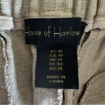 NWOT House of Harlow 1960 Wide Leg Linen Blend Cargo Pants Size 10 Tan Photo 6