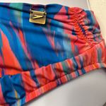 Speedo  2 Piece Bikini Twist Top Tie Back High Waist Size 34/AUS 10 EUC #7328 Photo 3