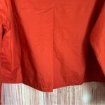Everlane Orange Woven PJ Button Front Top Photo 8