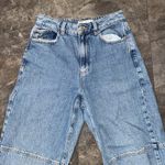 Garage Denim Jeans Wide Leg Light Wash Size 27 Photo 1
