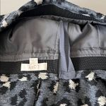 Loft Leopard Print Knit Pencil Skirt Gray/Black Size XS Photo 6