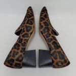 Sole Society  Marty Leopard Animal Print Loafers Heel Pointed Vamp Shoes Size 8M Photo 10