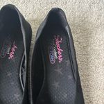 Skechers Cleo Style Knit Ballet Flat Black Almond Toe Slip On Stretch Fit Photo 4