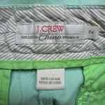 J.Crew 100% Cotton Chino Broken In 3" Inseam Short Soft Green Womens 2 Photo 2