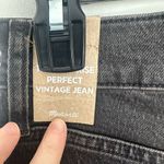 Madewell Women’s 25 Black Low Rise Perfect Vintage Jeans NWT Photo 2