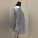 Old Navy - Light Blue and White Striped Blouse Size L Photo 2