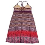 Athleta Printed Shorebreak Dress Womens Large Swim Swimewear Activewear Orange Photo 1