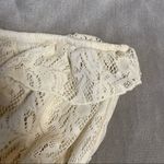 Trixxi white lace strapless dress high low style boho beach ivory small Photo 1