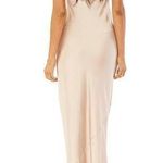 Show Me Your Mumu Tuscany Maxi Slip Dress in Champagne Luxe Satin size XS Photo 1