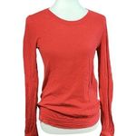 J.Crew  Orange/Red Cotton Crew neck Sweater Size Small Photo 0
