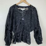 L'Academie L’ Academie Diane Georgette Blouse Revolve Photo 1