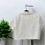 Storia Anthropologie  NWOT Tweed Cropped Jacket Medium Photo 1