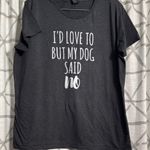 Anvil  Black Dog Quote T-Shirt Photo 0