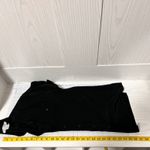 Vintage IRENE TOTH Black 100% Silk Short Sleeve Button Down Shirt Women Size 8 Photo 5